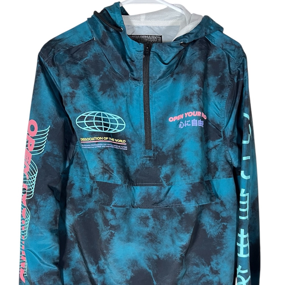 Brooklyn Cloth Open Your Mind Windbreaker With Front Pocket Men’s Size M